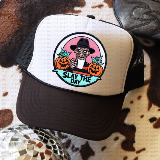 Slay the Day Freddy Faux Hat Patch - DTF