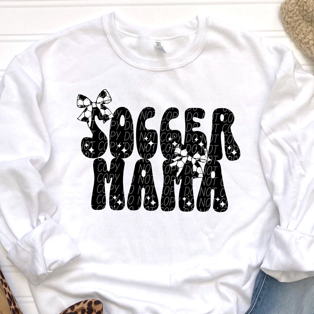 Sports Mama Bow ( DROPDOWN)- DTF&UV