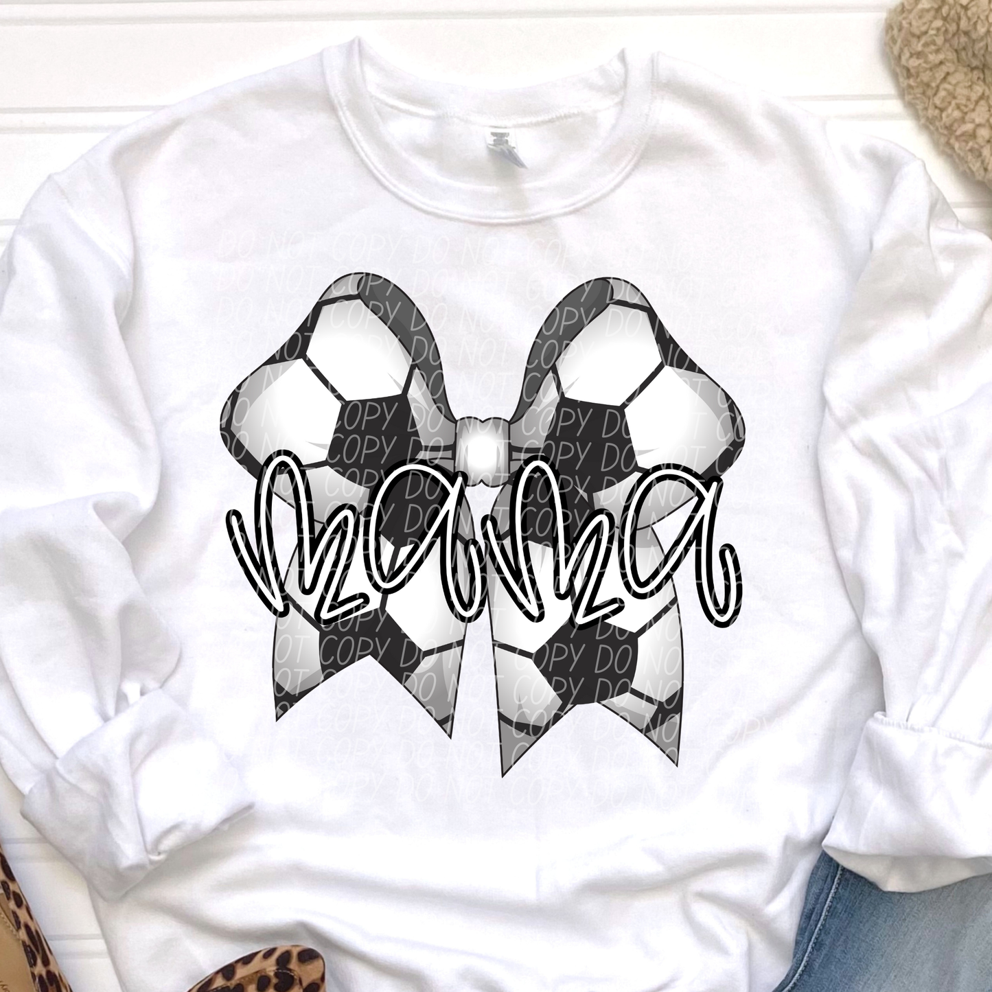 Soccer Bow Mama- DTF&UV