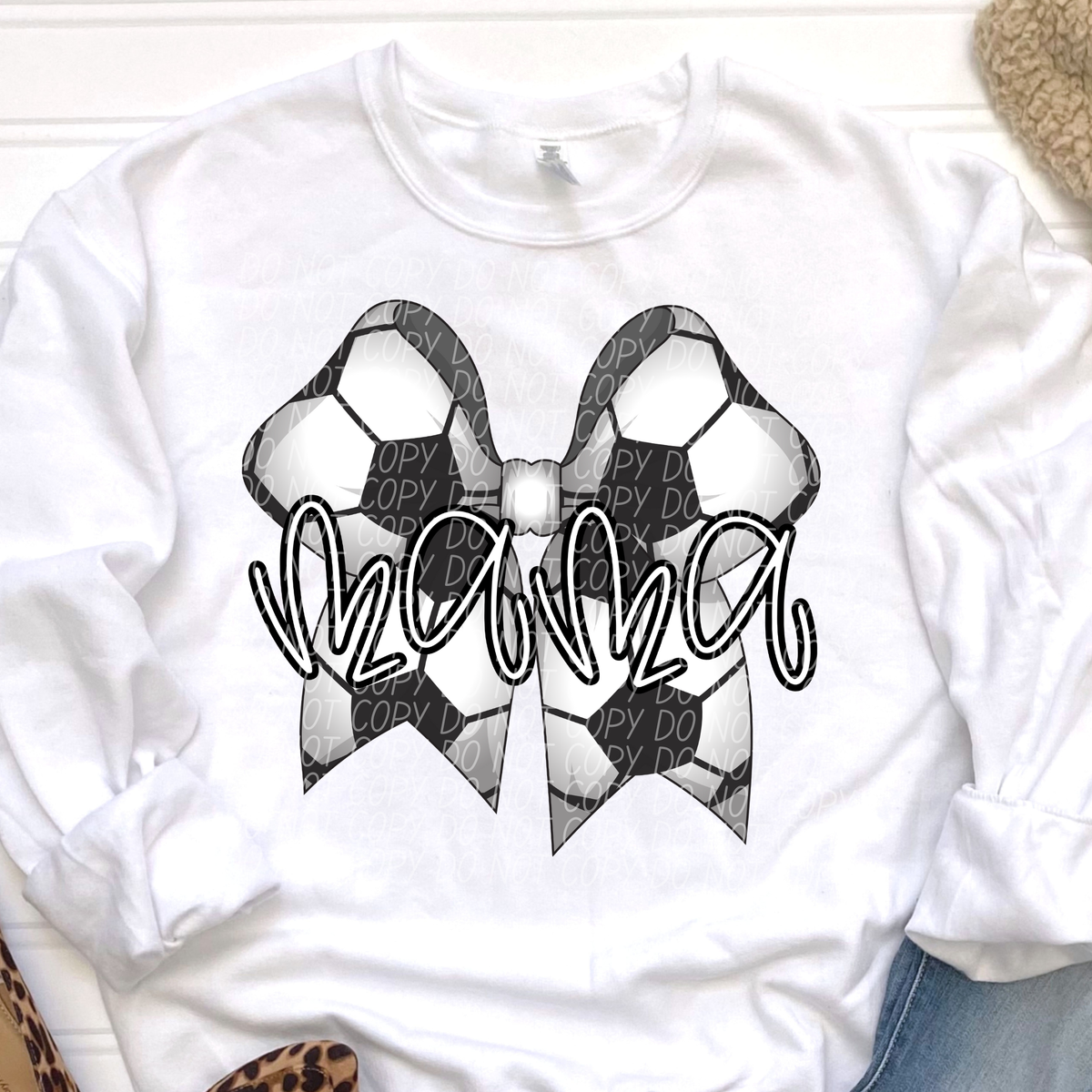 Soccer Bow Mama- DTF&UV