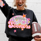 Football Pink Orange Stars Mascot (Dropdown)- DTF&UV