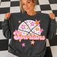 Basketball Pink Orange Stars Mascot (Dropdown)- DTF&UV
