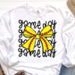 STACKED GAME DAY SOFTBALL Bow-DTF&UV