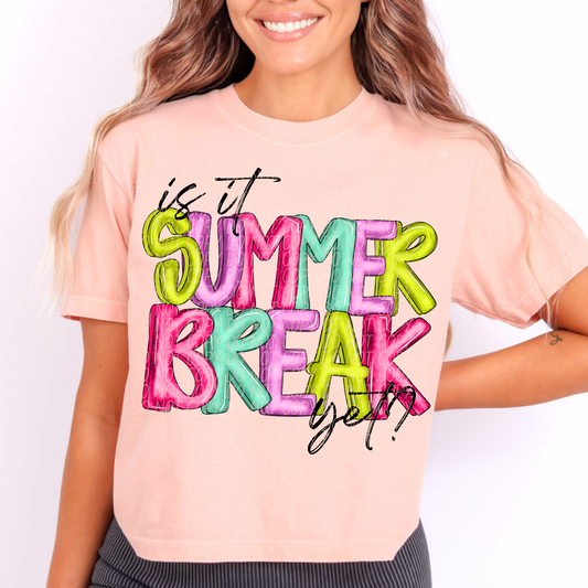 SUMMER BREAK BLK-DTF