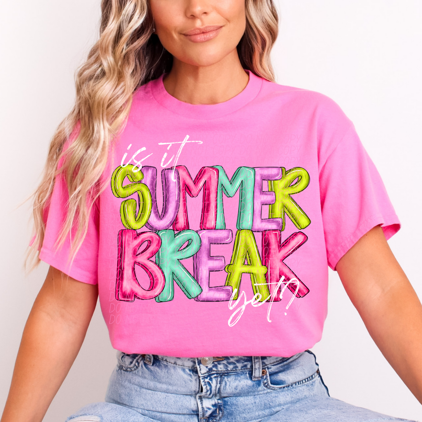 SUMMER BREAK WHITE-DTF