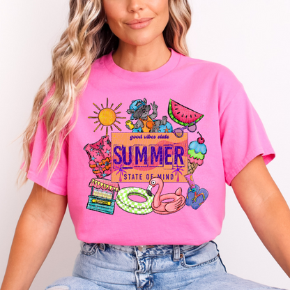 SUMMER STATE OF MIND COLLAGE-DTF