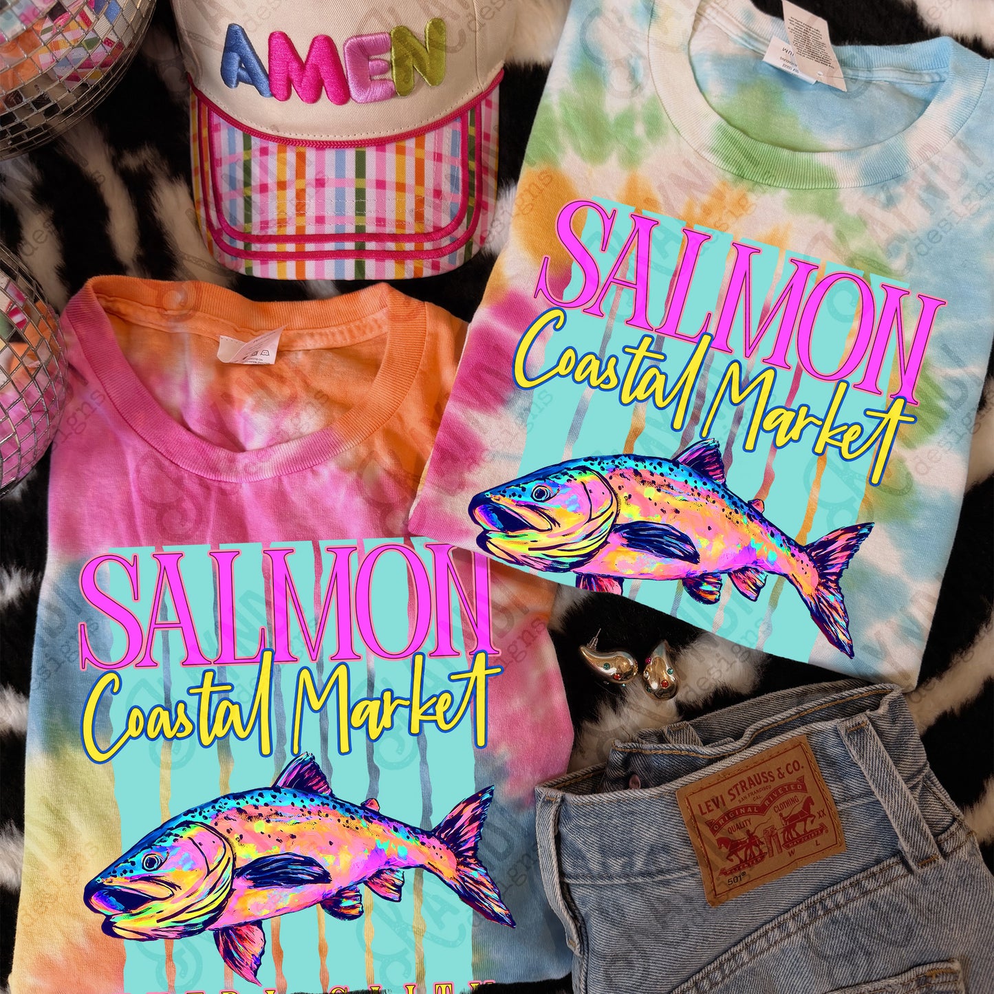 Salmon coastal Market- DTF&UV