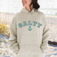 Salty faux emb teal -DTF .
