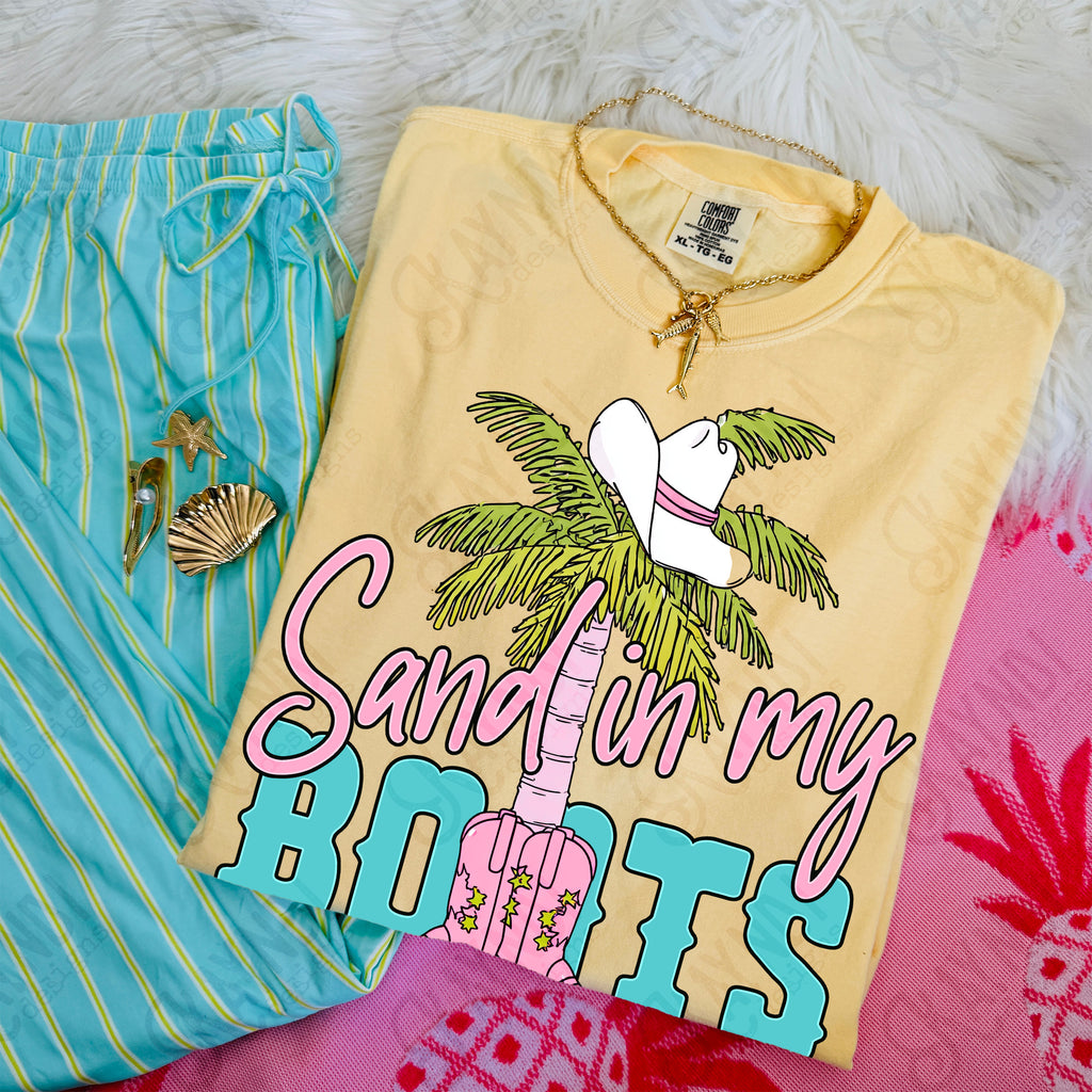 Sand in my boots-DTF&UV