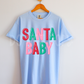 Santa Baby red S snowflakes on letters-DTF