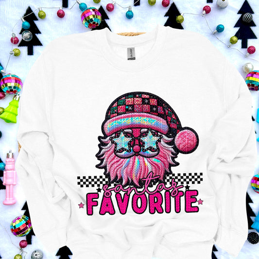 Santas Favorite Faux Emb -DTF