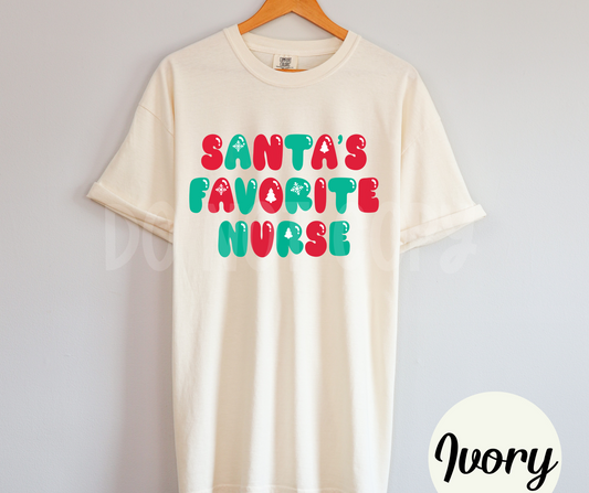 Santas Favorite Nurse2-DTF
