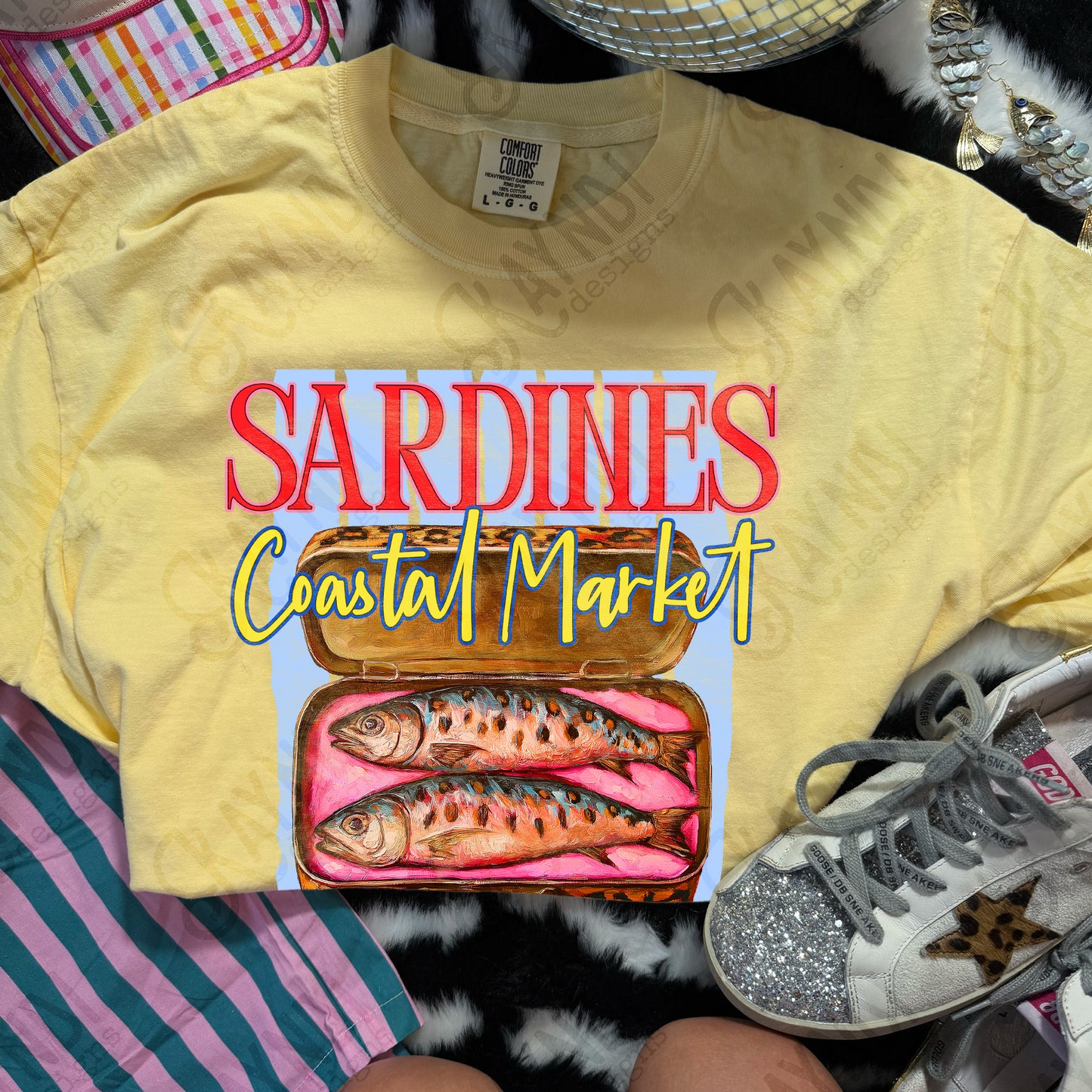 Sardines coastal Market- DTF&UV
