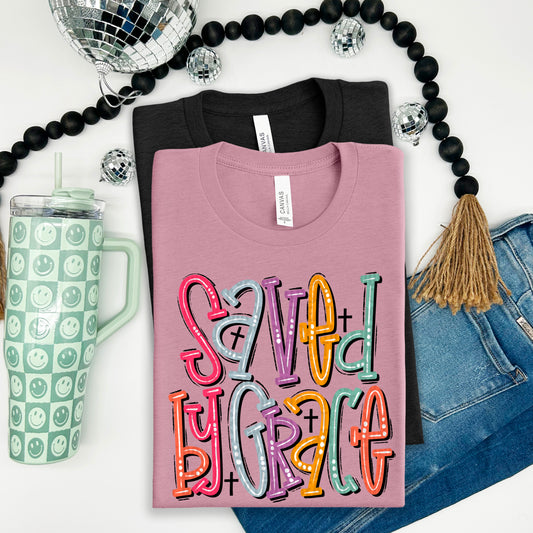 Saved By Grace crosses-DTF&UV