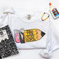 GIrl School Pencil back to school (DROPDOWN) -DTF&UV