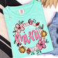 Floral Mothers day (Custom ): (ANY NAME)- DTF