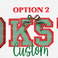Custom Prepster Two letter Holiday: STATE, INITIALS ECT. -DTF&UV