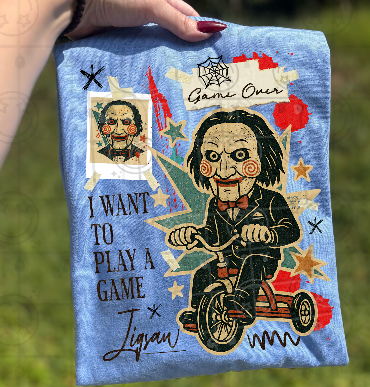 Jigsaw vintage collage-DTF&UV