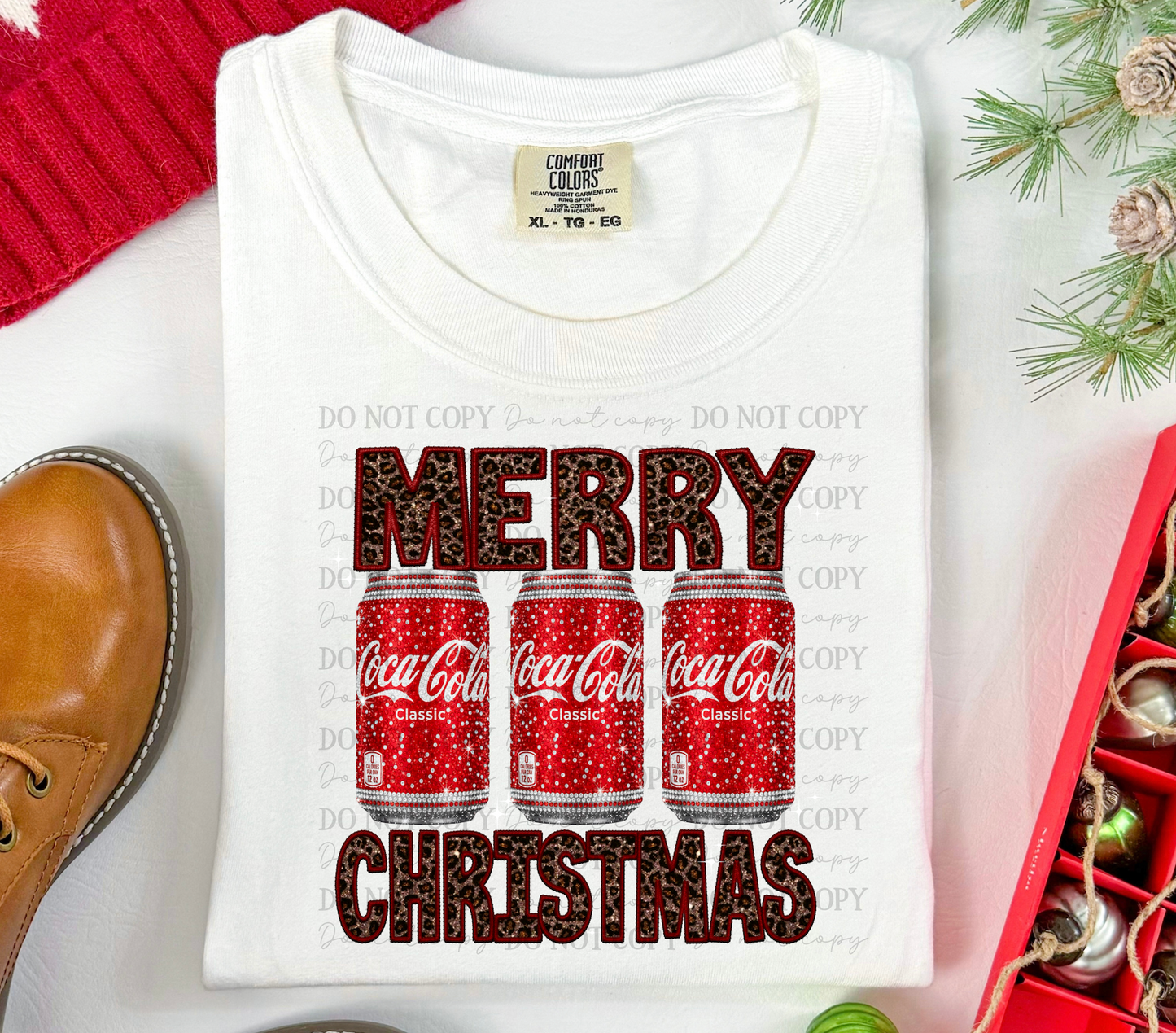 Merry Christmas cc cans-DTF&UV