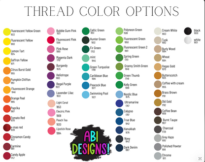 Comfort Colors: Custom Bow Tee : Embroidered