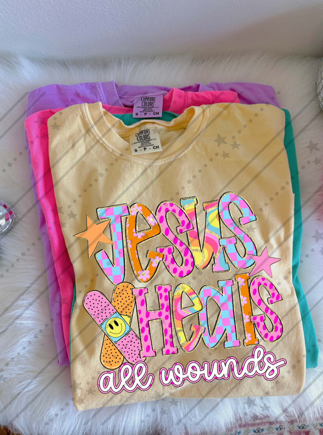 Jesus Heals all Wounds -DTF&UV