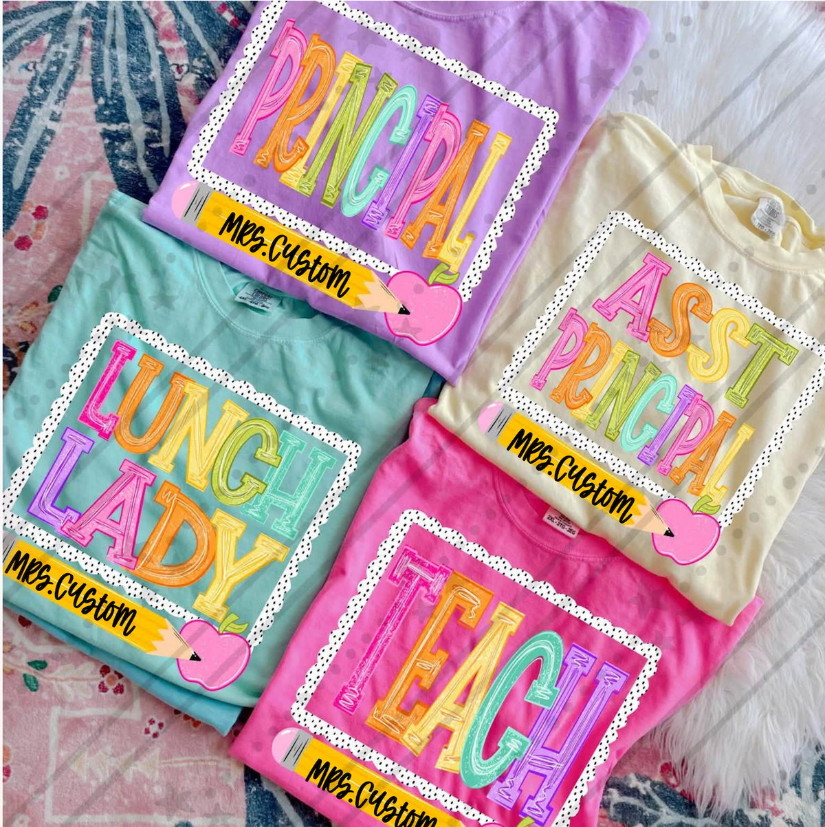 Lunch lady: (Back to school Dot CUSTOM) -DTF&UV