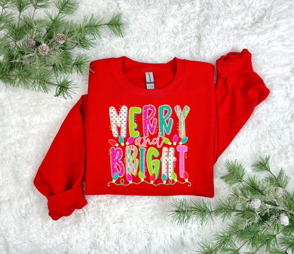 Merry and Bright -DTF