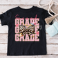 Second Grade pencil leopard bow-DTF