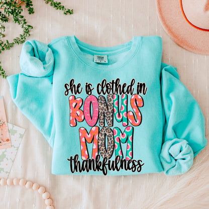 She is Clothed in Thankfulness (ALL LISTED IN THIS LISTING-DROPDOWN)-DTF