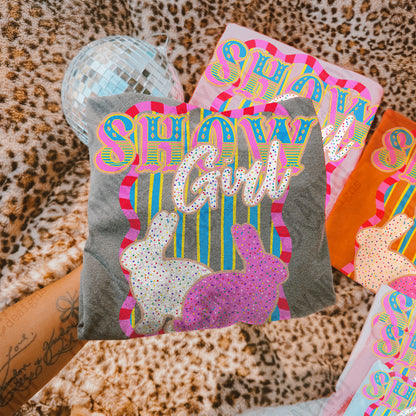 Show Girl Rabbit -DTF&UV