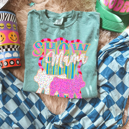 Show Mama Pig dots -DTF&UV