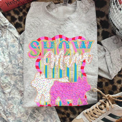Show Mama Pig dots -DTF&UV