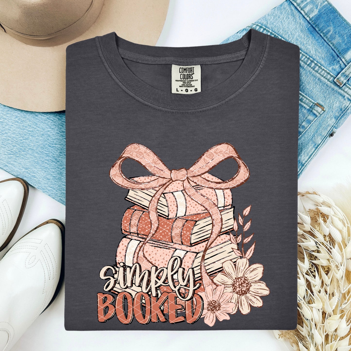 Simply Booked bow- DTF&UV