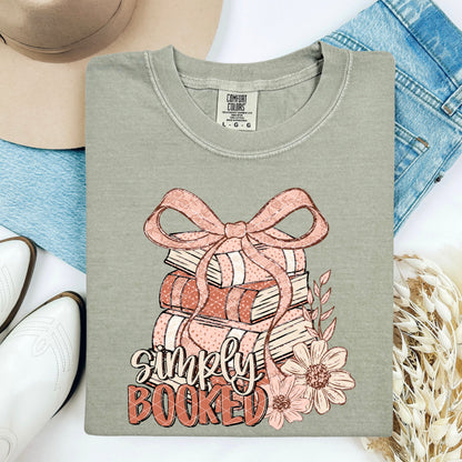Simply Booked bow- DTF&UV