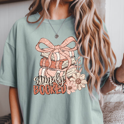 Simply Booked bow- DTF&UV
