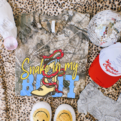 Snake in my boot-DTF&UV