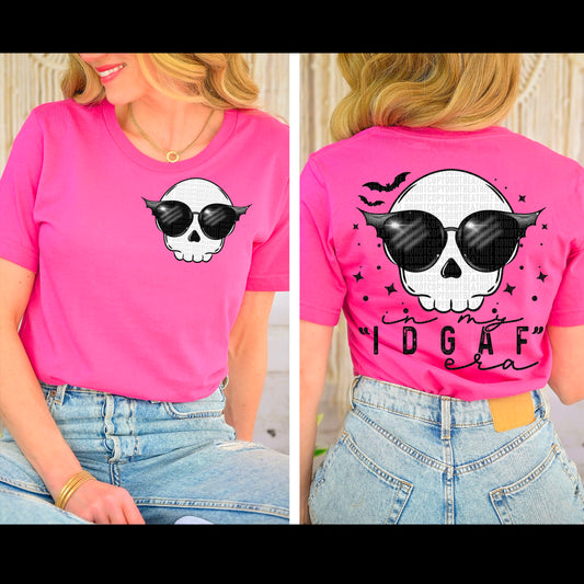 Snarky Era IDGAF (Back)-DTF