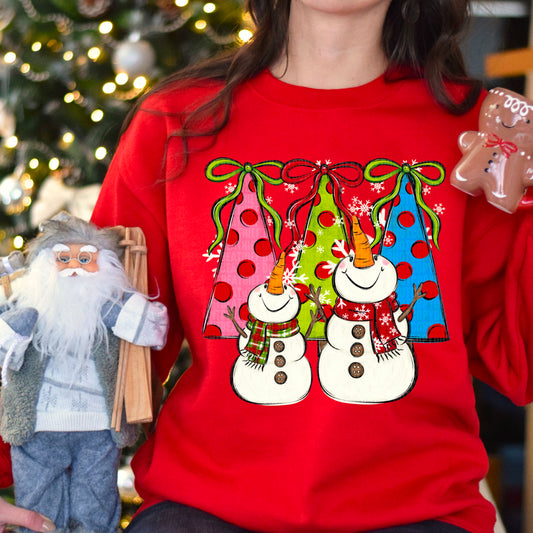 Snowman Christmas tree-DTF&UV