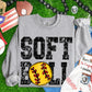 Softball ball as A-DTF&UV