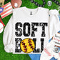 Softball ball as A-DTF&UV