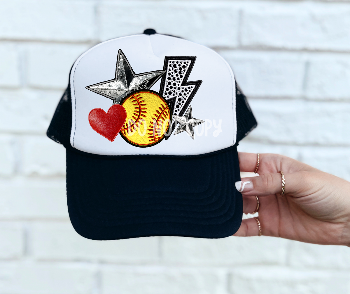 Softball Hat Patch-DTF