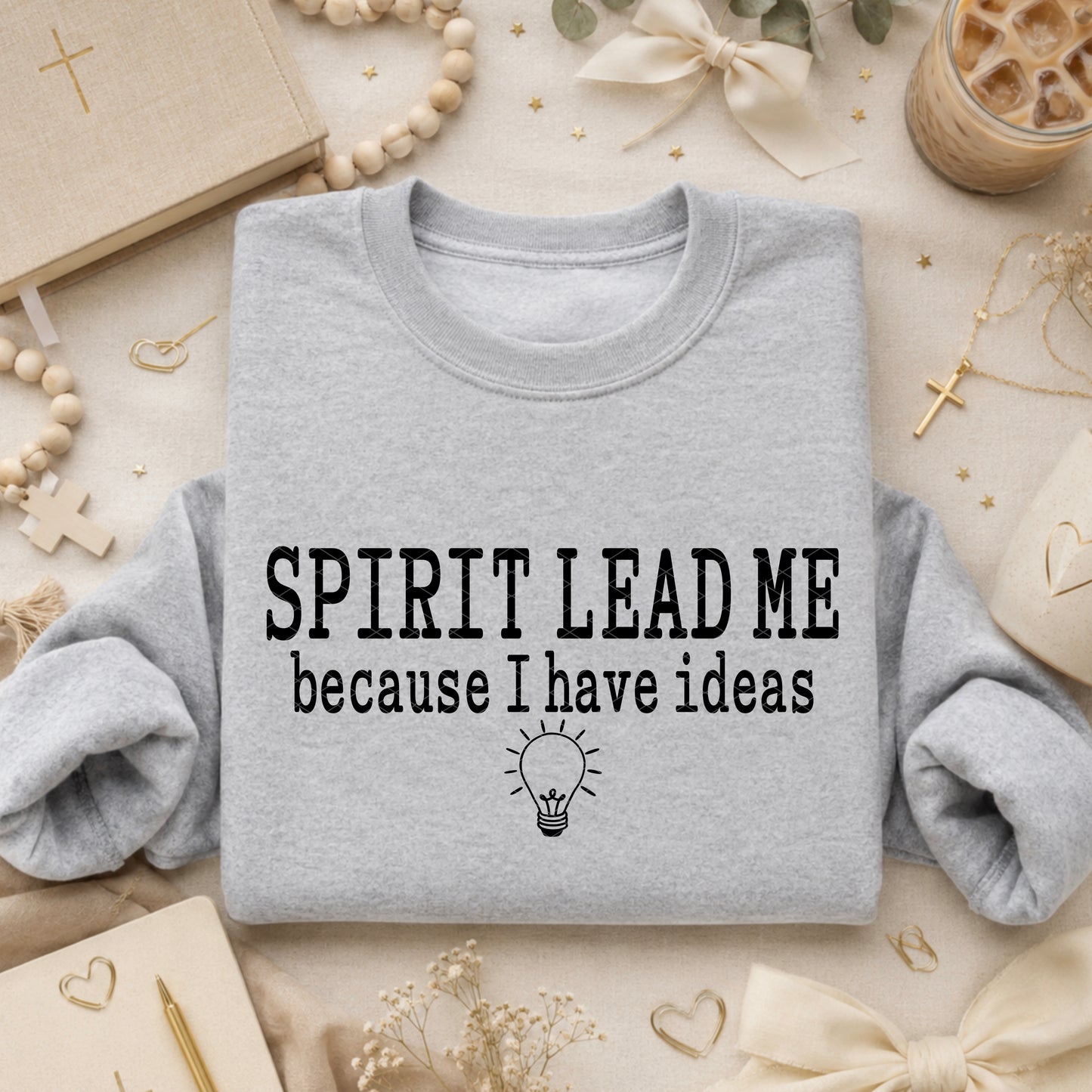 SpiritLeadMe black -DTF&UV