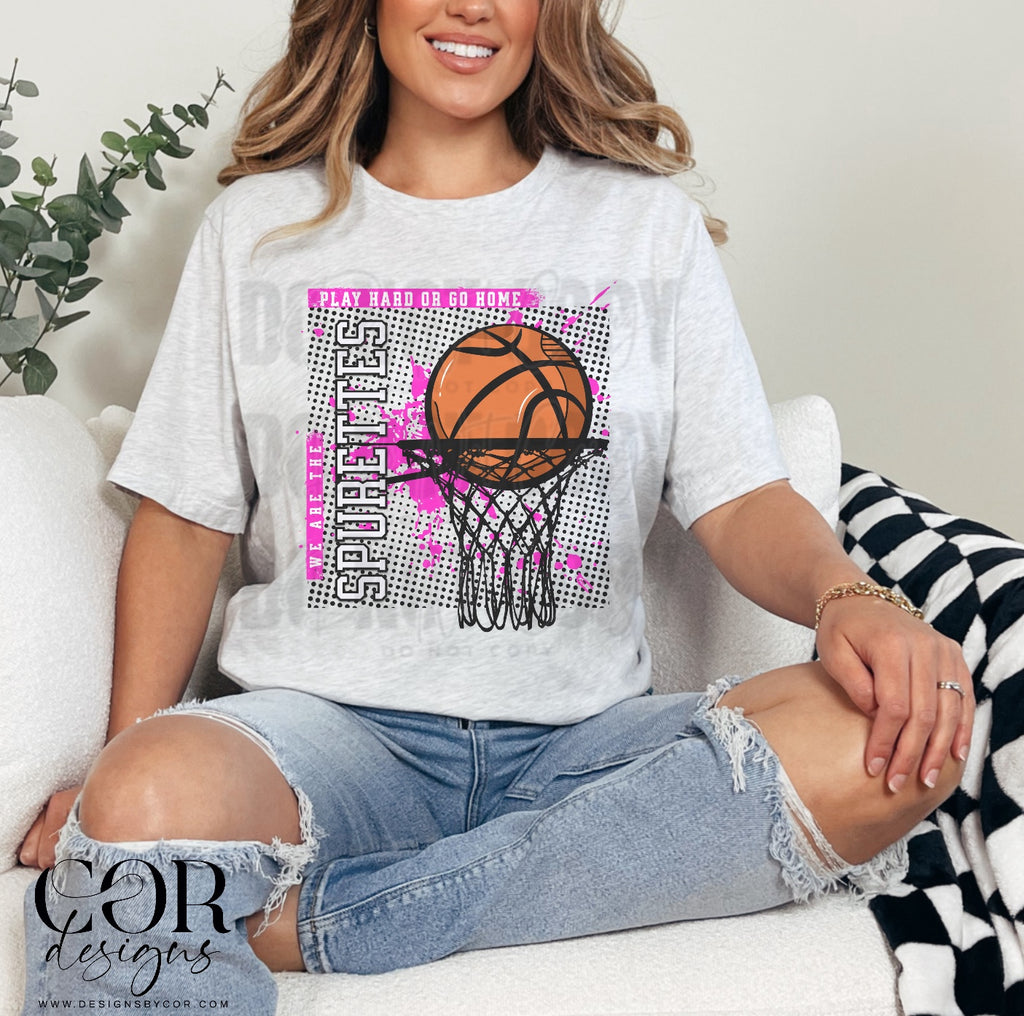 Basketball Mascots(DROPDOWN- ALL IN THIS LISTING)-DTF
