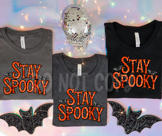 Stay Spooky Faux Sequin-DTF