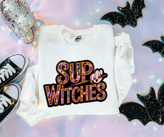 Sup Witches Faux Sequin-DTF