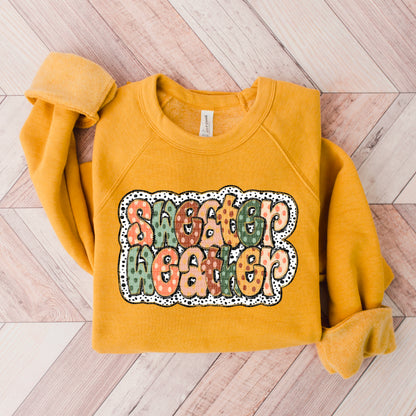 Sweater Weather dotted-DTF