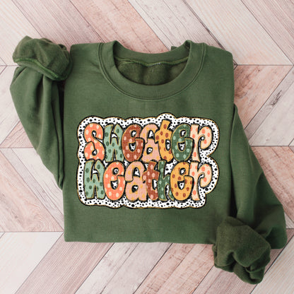 Sweater Weather dotted-DTF