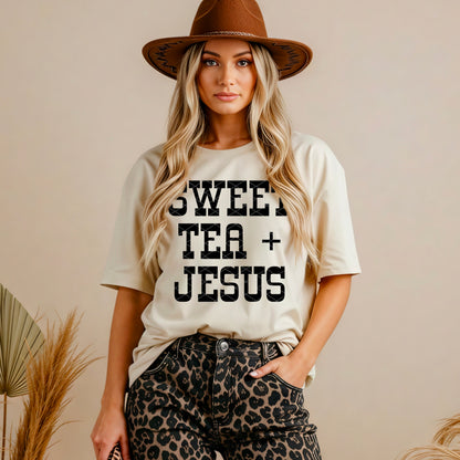 Sweet Tea Jesus(Font Color/Dropdown)-DTF&UV