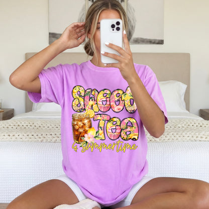 Sweet Tea Summertime-DTF&UV