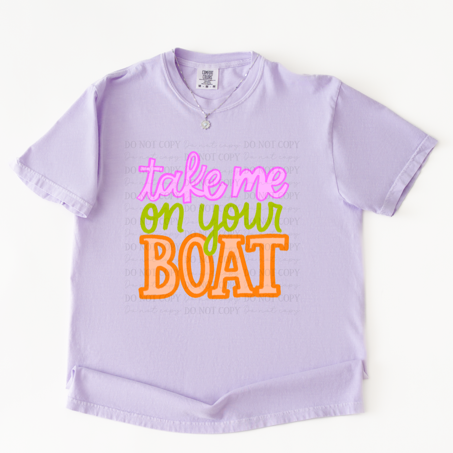 TAKE ME ON YOUR BOAT -DTF&UV.